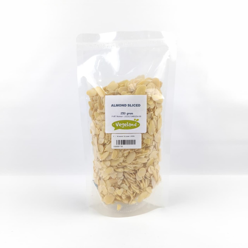 

Almond Sliced Vegeland 500Gr Almond Iris Mentah