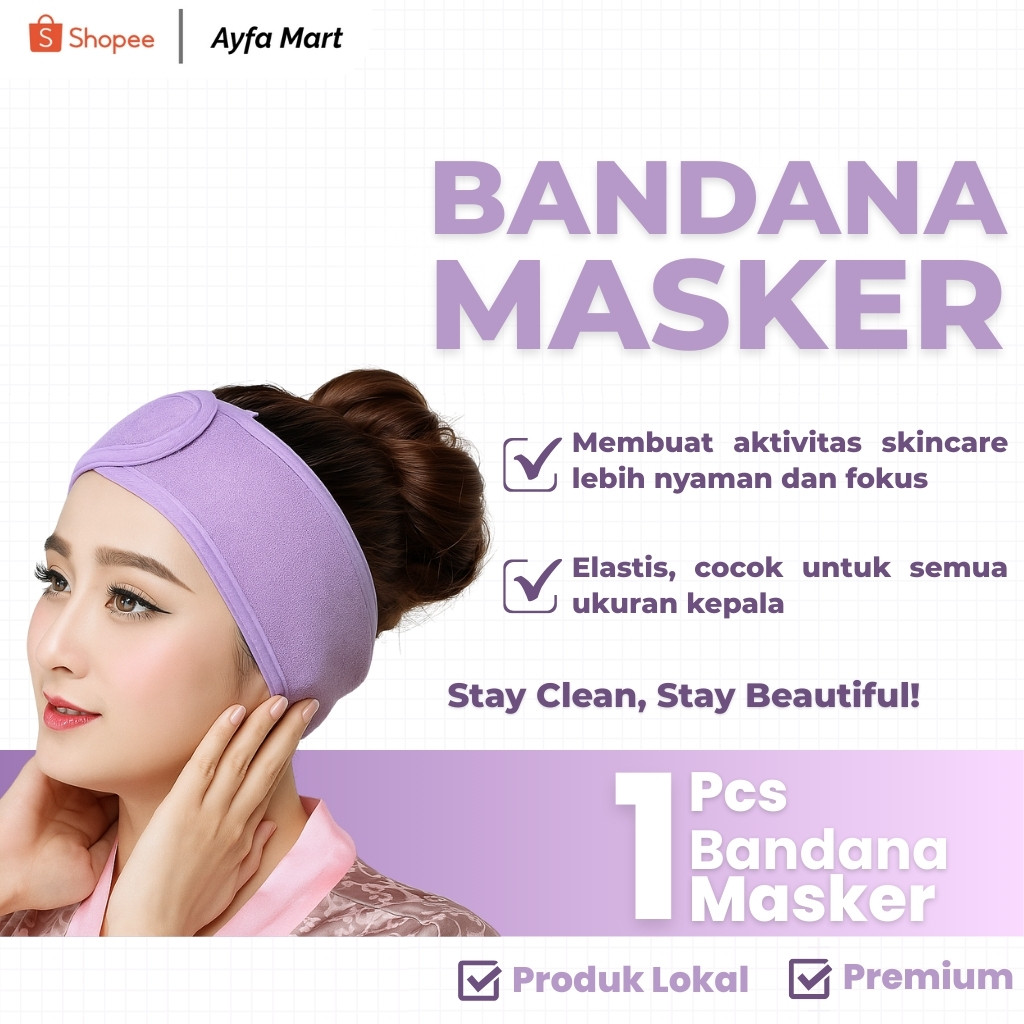 Bandana Wanita Headband Ikat Kepala Wanita