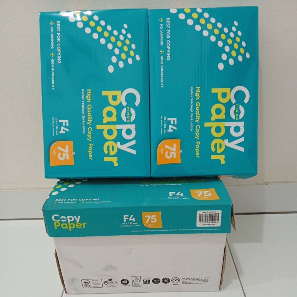 

kertas HVS Copy Paper Folio 75gr .