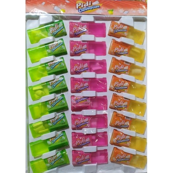 

Permen Karet Pidi Cheawing Gum / Permen Korek ( isi 24 pcs @6gr )