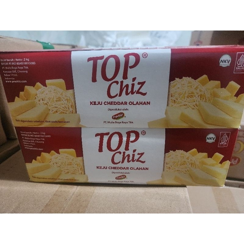 

Keju TopChiz Cheddar 2kg Ekspedisi Panjang
