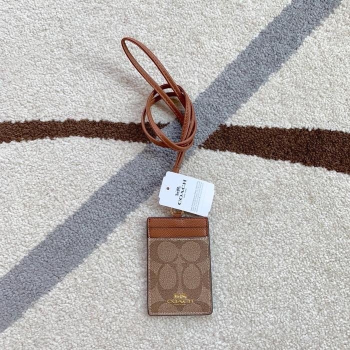 

READY COACH BROWN SIGNATURE ID TAG LANYARD ORIGINAL FULLSET