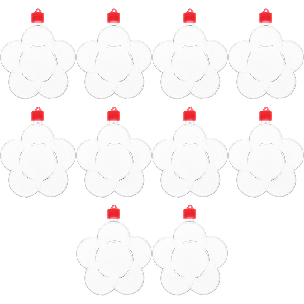 

Plastic Sand Painting Bottle Craft Bottles with Funnels Sports Creative Supplies Clear