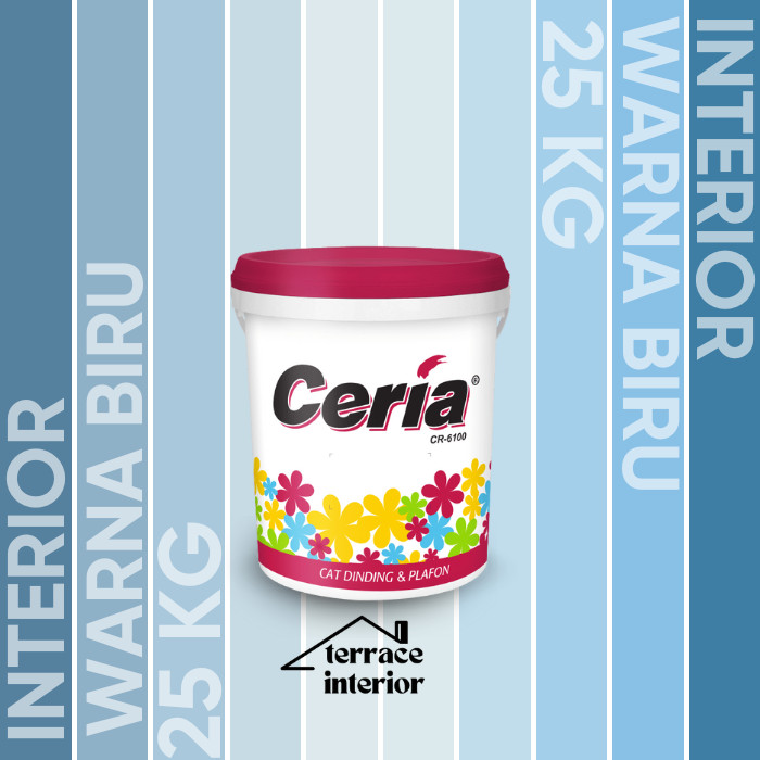 Cat Tembok Interior Propan Ceria  Warna Biru 20 Kg