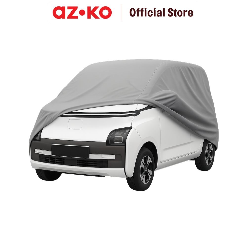AZKO Otto Klasse Cover Mobil Tipe Mini Ev 2 Layer Polyester - Silver Air Ev Car Cover Sarung Mobil E