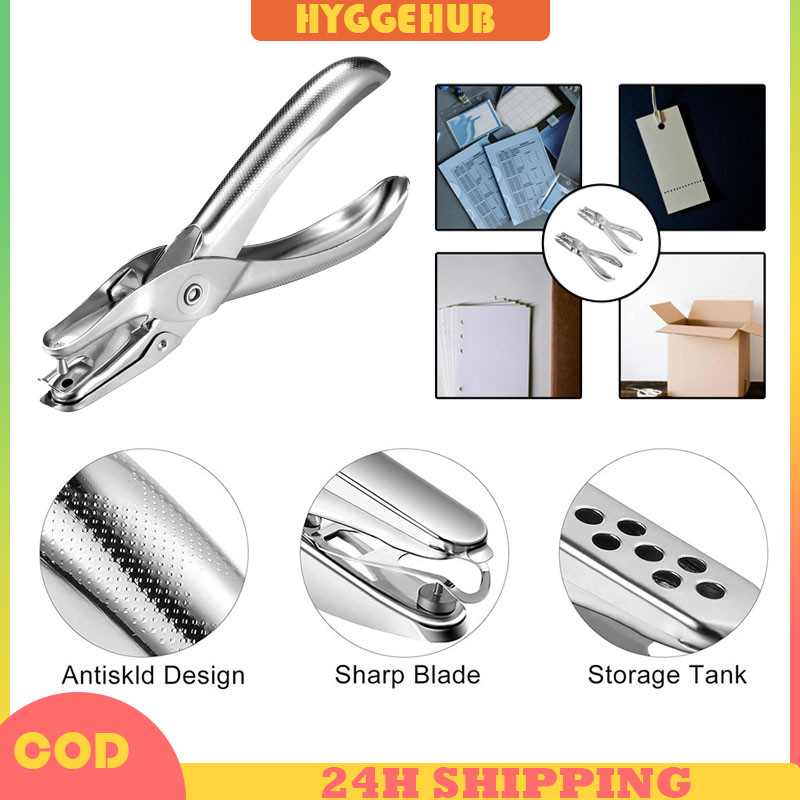 

Pembolong Kertas Hang Tag 1 Lubang Punch One Hole/Single Hand Held Hole Punch