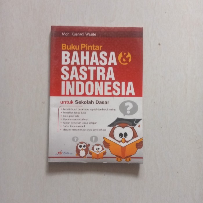 BUKU PINTAR BAHASA & SASTRA INDONESIA Untuk SD Original Bekas
