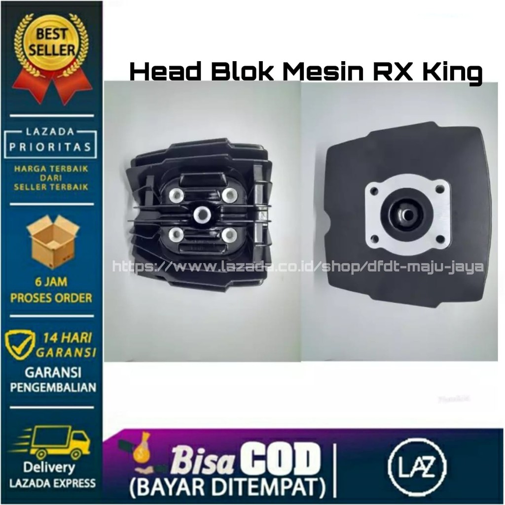 

DFDT - [ BISA BAYAR DI TEMPAT ] Cover Head Blok Tutup Kepala Mesin Motor RX King Model Belimbing Warna Hitam / Full CNC / Termurah Berkualitas Original