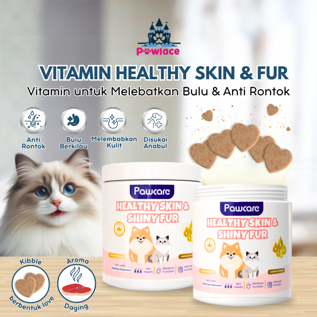 Vitamin Bulu Kucing - Vitamin untuk Bulu Rontok dan Lebat - Vitamin Penumbuh Bulu Kucing - Vitamin K