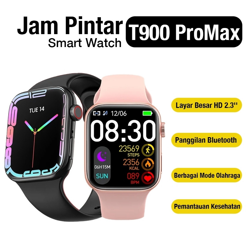 

Smartwatch T900 PRO MAX Jam Tangan Pria Jam Tangan Pintar Jam Tangan Cowok Jam Tangan Sport Smart Watch