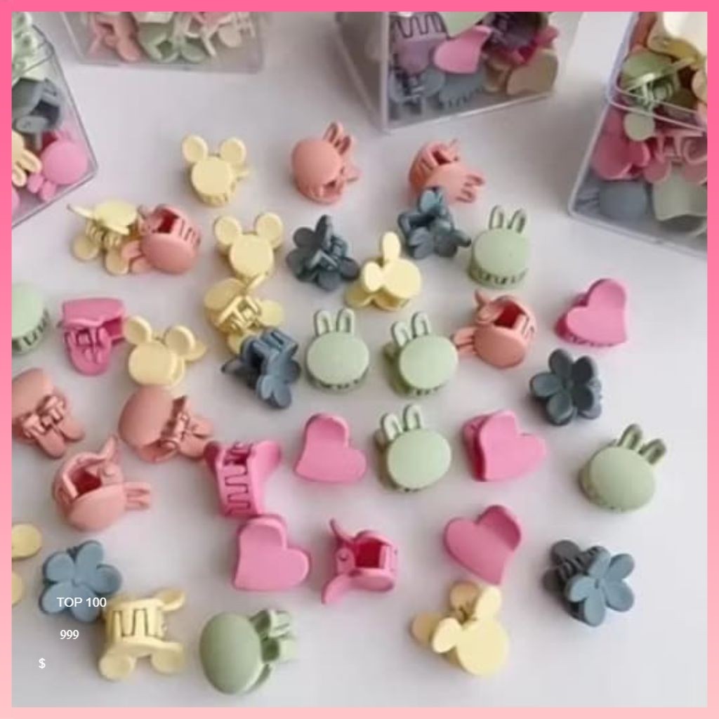 JEPITAN RAMBUT ANAK -JEPIT RAMBUT KECIL BENTUK BUNGA -AKSESORIES CEPIT RAMBUT ANAK