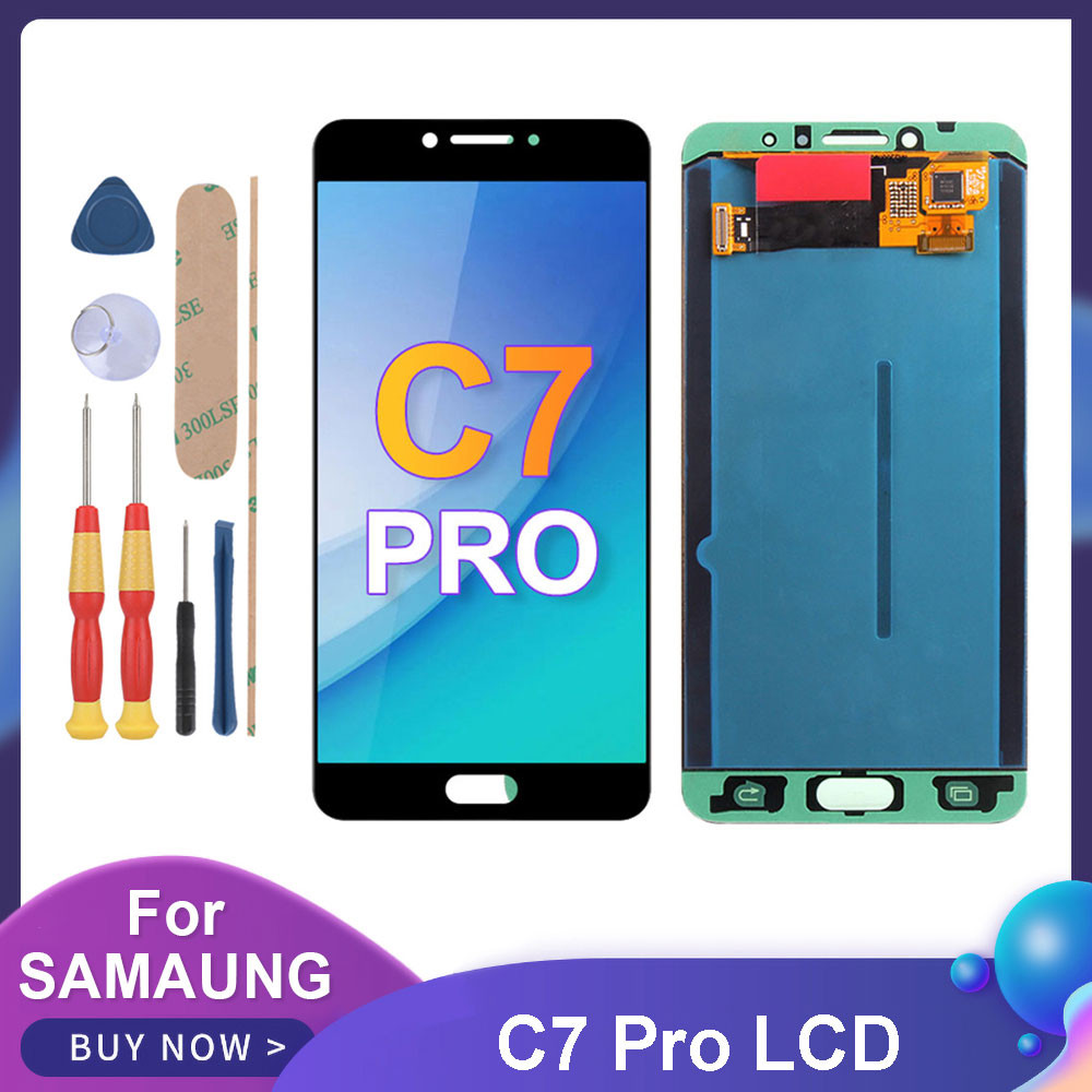 5.7'' For Samsung C7 Pro LCD Display Touch Screen Digitizer Assembly C7010 SM-C7010Z c7pro LCD Scree