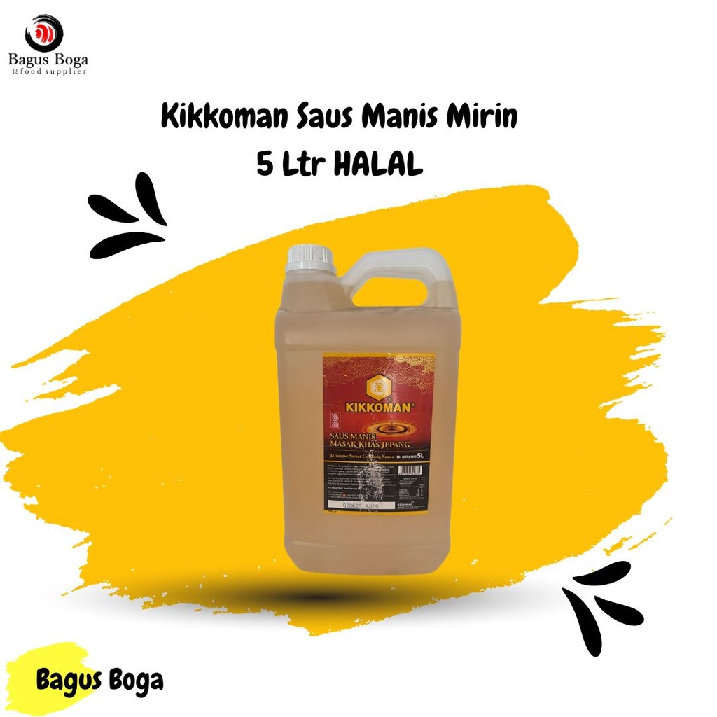 

Kikkoman Saus Manis Mirin 5 Ltr HALAL