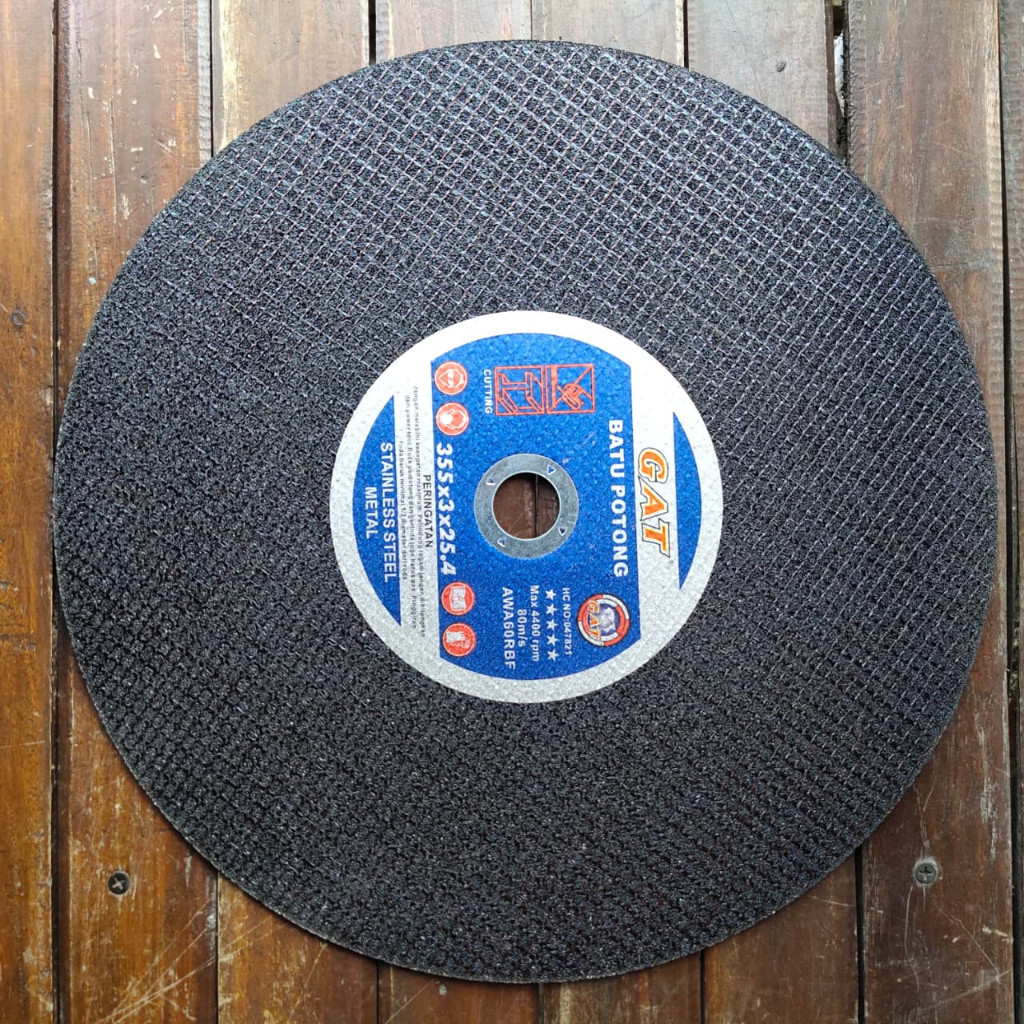 Batu potong GAT 14 Inch/Batu gerinda potong 14 Inch (PCS)