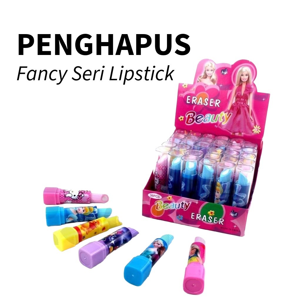 

❤️️Penghapus Lipstik Fancy Boneka / penghapus karakter / stip lipstick❤️️