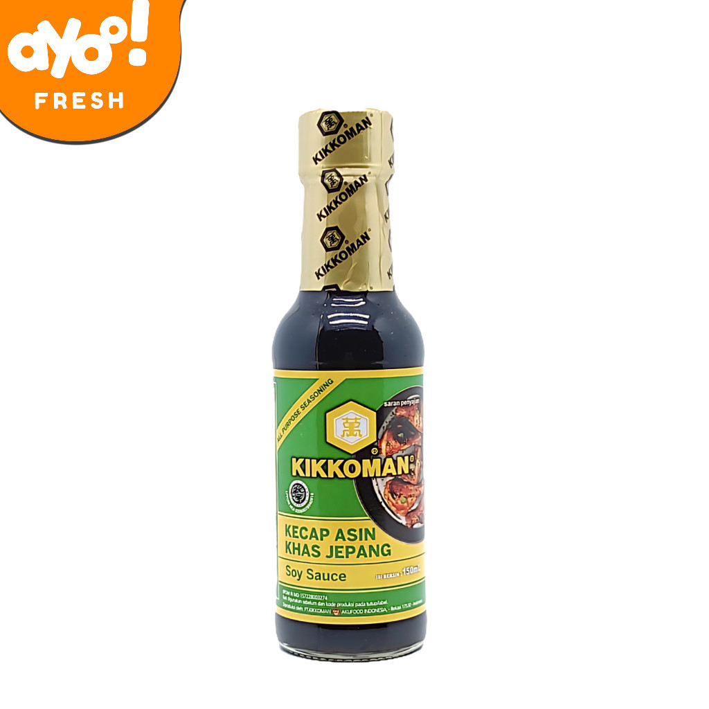 

Kikkoman Soy Sauce/ Kecap Asin Jepang 150 ml Botol