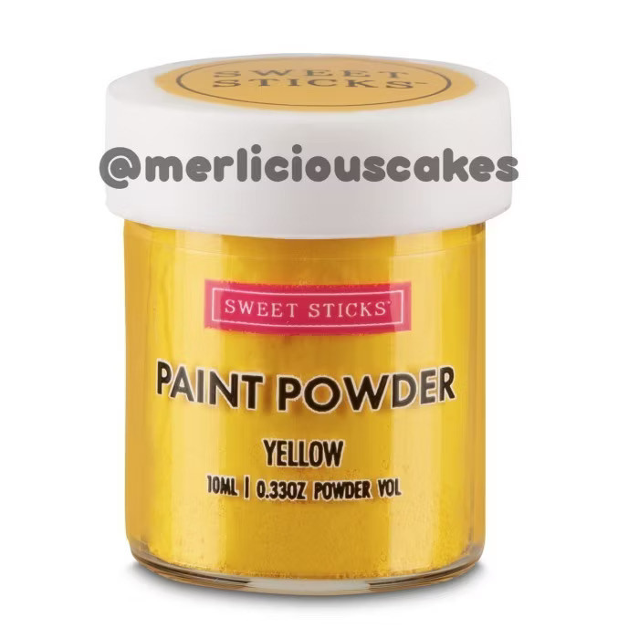 

Yellow Cake Paint Powder Sweet Sticks Petal Dust