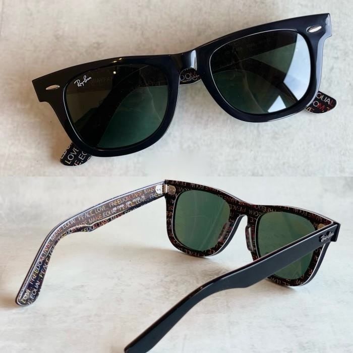 Kacamata Rayban Wayfarer Miring Size 50 Medium & Paket Lensa Minus