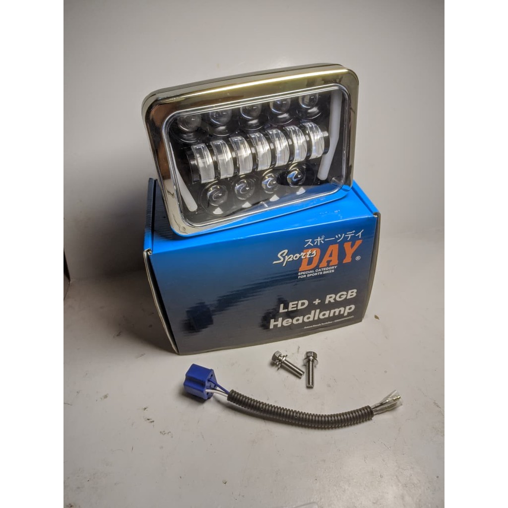 Daymaker Led Kotak 16 Mata Set Batok GL 100 pnp Honda GL MAX PRO lampu depan motor day sportday