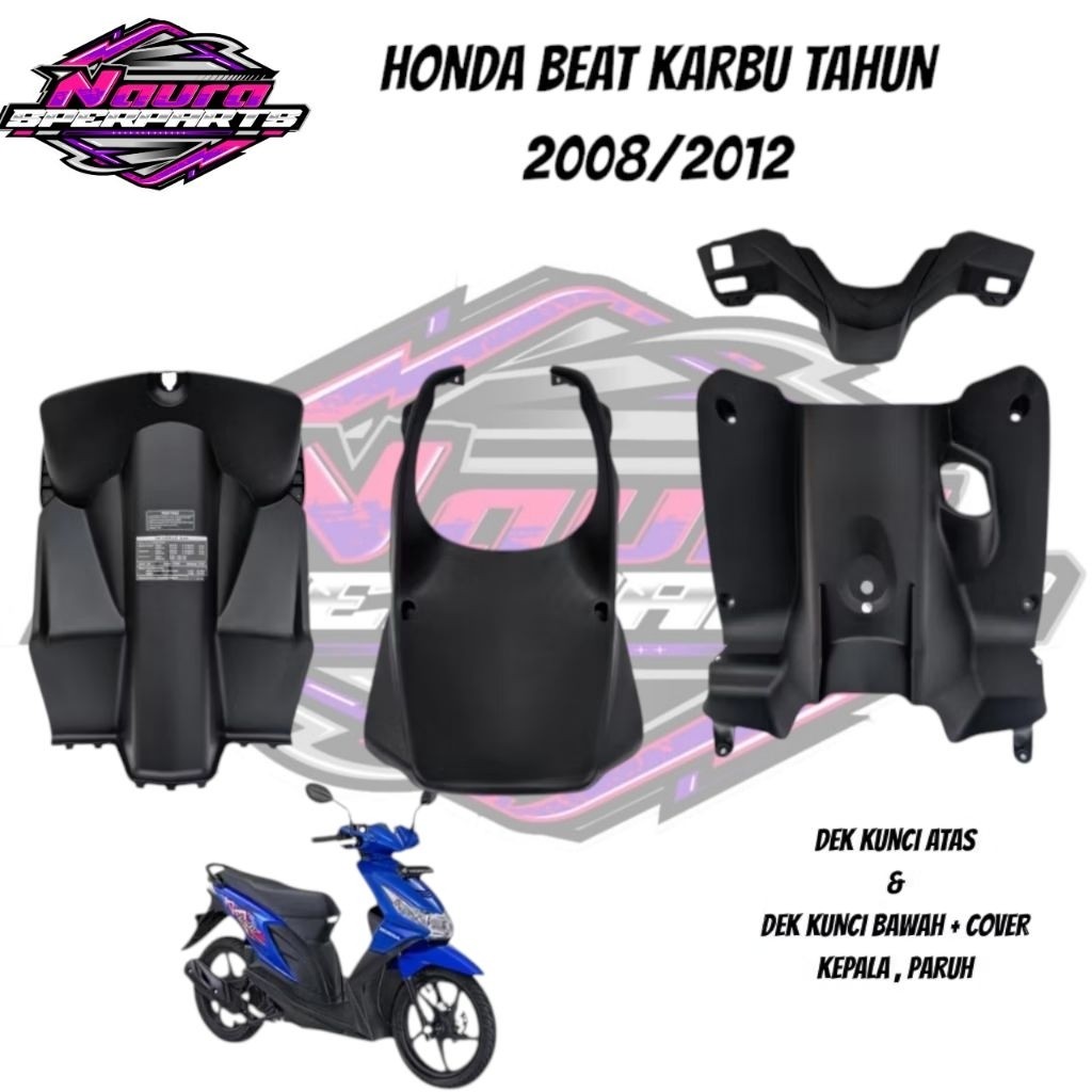 Paket Body Kasar Beat Karbu 2008-2012 / Paketan Cover Body Kasar Beat Karbu Old 2008-2012 / Paket Bo