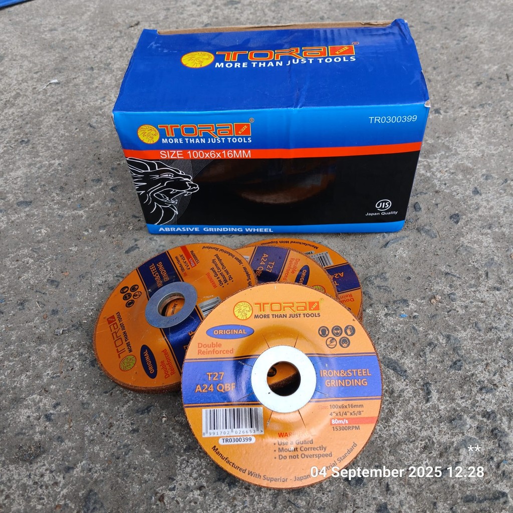 WD Batu Gerinda / Mata Gerinda Poles Asah Besi dan Baja 4 inci x 6 Termurah