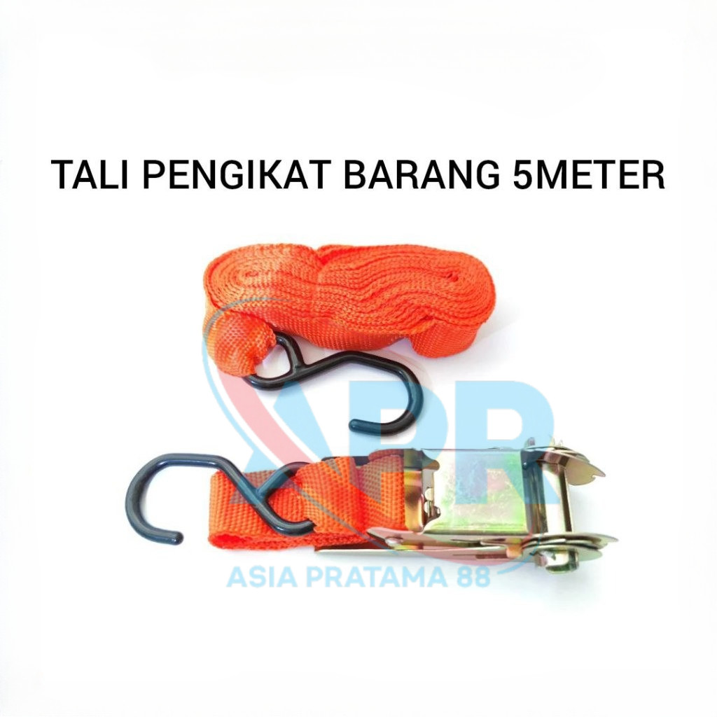 Tali Pengikat Barang di Motor Ratchet Tie 5M Tali Gesper Tidon Murah