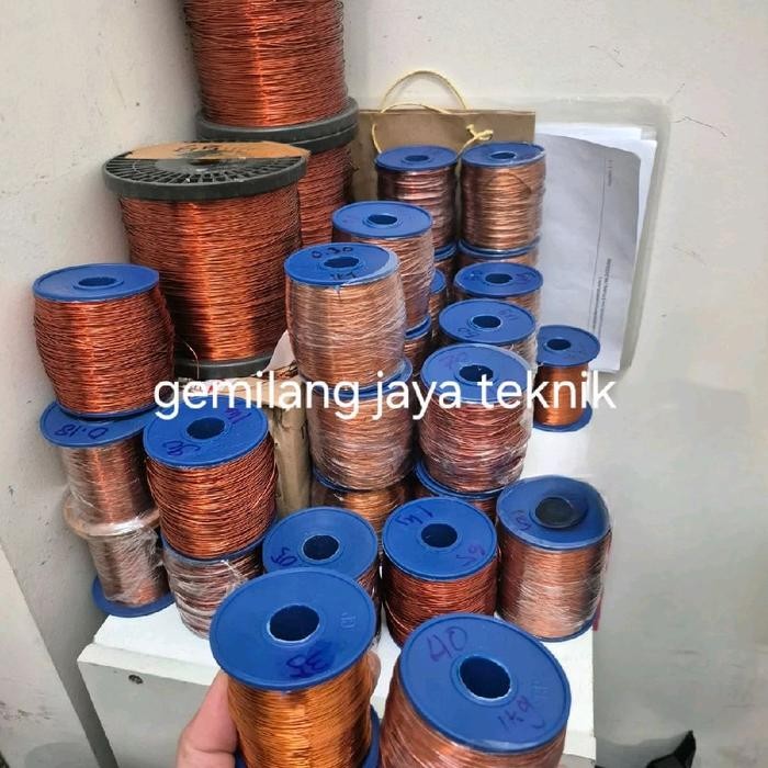 kawat tembaga gulungan dinamo supreme kawat email tembaga 1rol 1 kg kawat emael