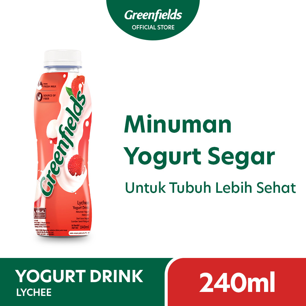 

Yogurt Greenfields Drink Lychee 240 ml