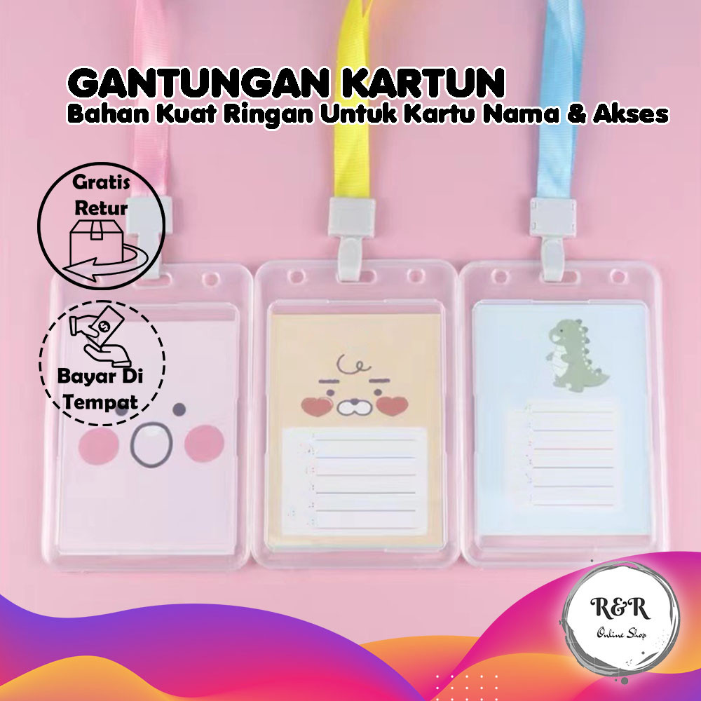 

Gantungan Tali Tempat Kartu Nama Gantungan ID Card Tali Lanyard Gantungan Kartu Nama Card Holder