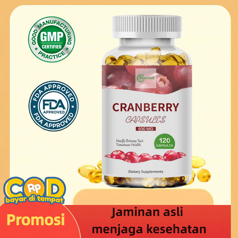 BzenWell Suplemen Cranberry Capsules: Dukungan Kesehatan Saluran Kemih