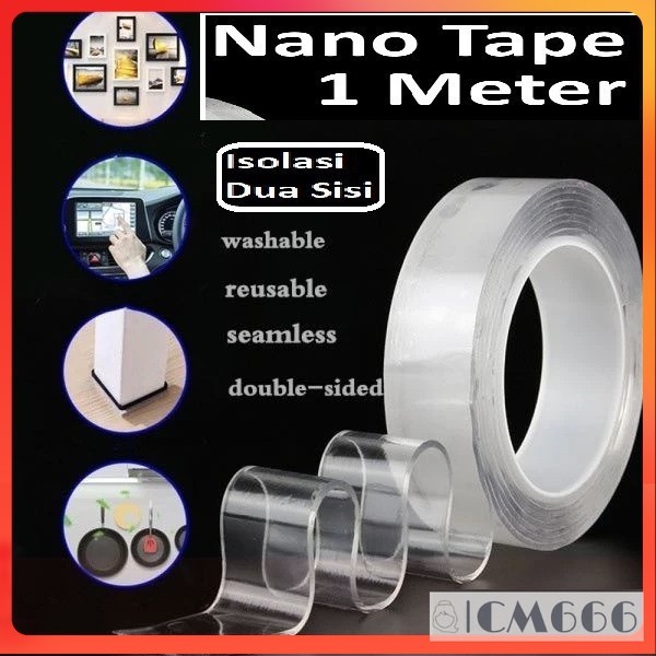 

Nano Double Tape /Nano Tape/Selotip Isolasi 1 Meter