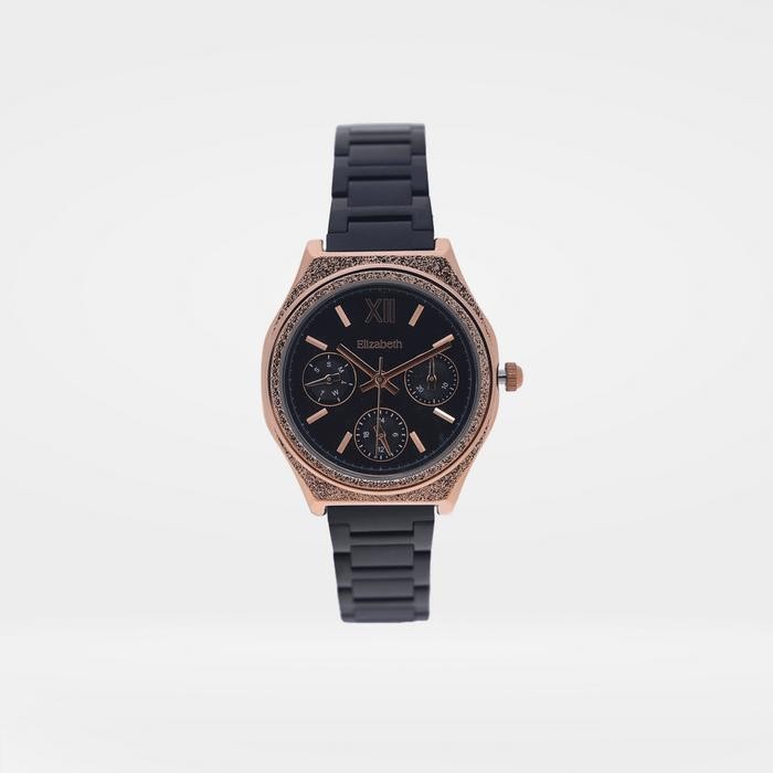 ORIGINAL Elizabeth – Jam Tangan Wanita | Chain Strap 2201-0793 - Black