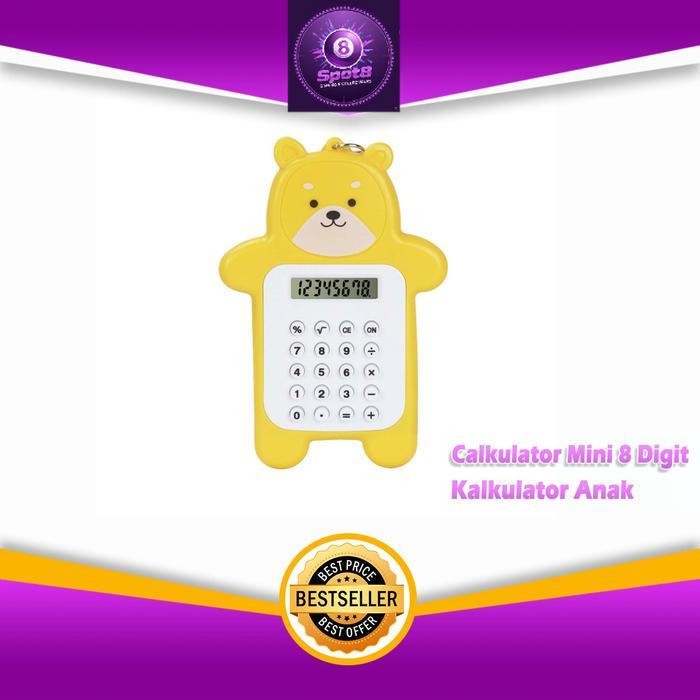 

Spot8Murah Calkulator Mini 8 Digit Karakter Lucu Kalkulator Anak Sekolah A077 - Pink A077