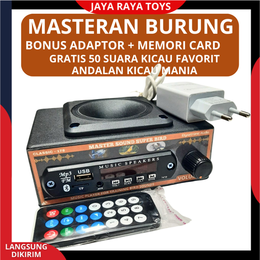 MASTERAN PEMASTERAN BURUNG DIGITAL MP3 MASTER BIRD SONIC SONO MASTER SOUND SUPER BIRD FREE 50 SUARA