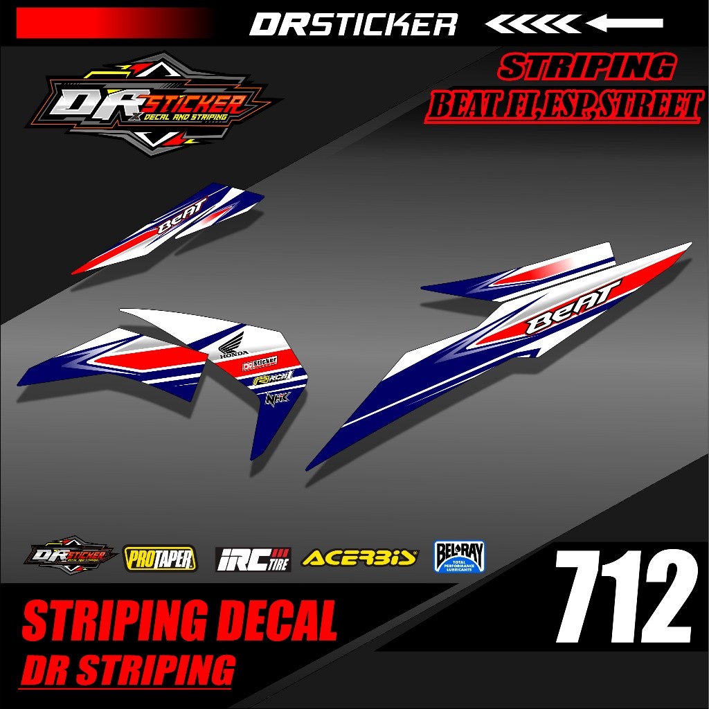 712 Striping Beat Esp, Street, Fi 2017 - 2019 - Striping Beat