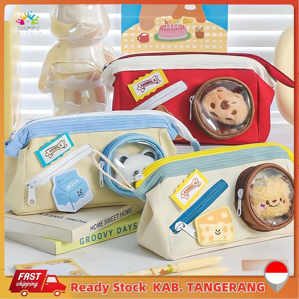 

TEMPAT PENSIL CUTE CMR COLORFUL / PENCIL CASE LUCU CMR