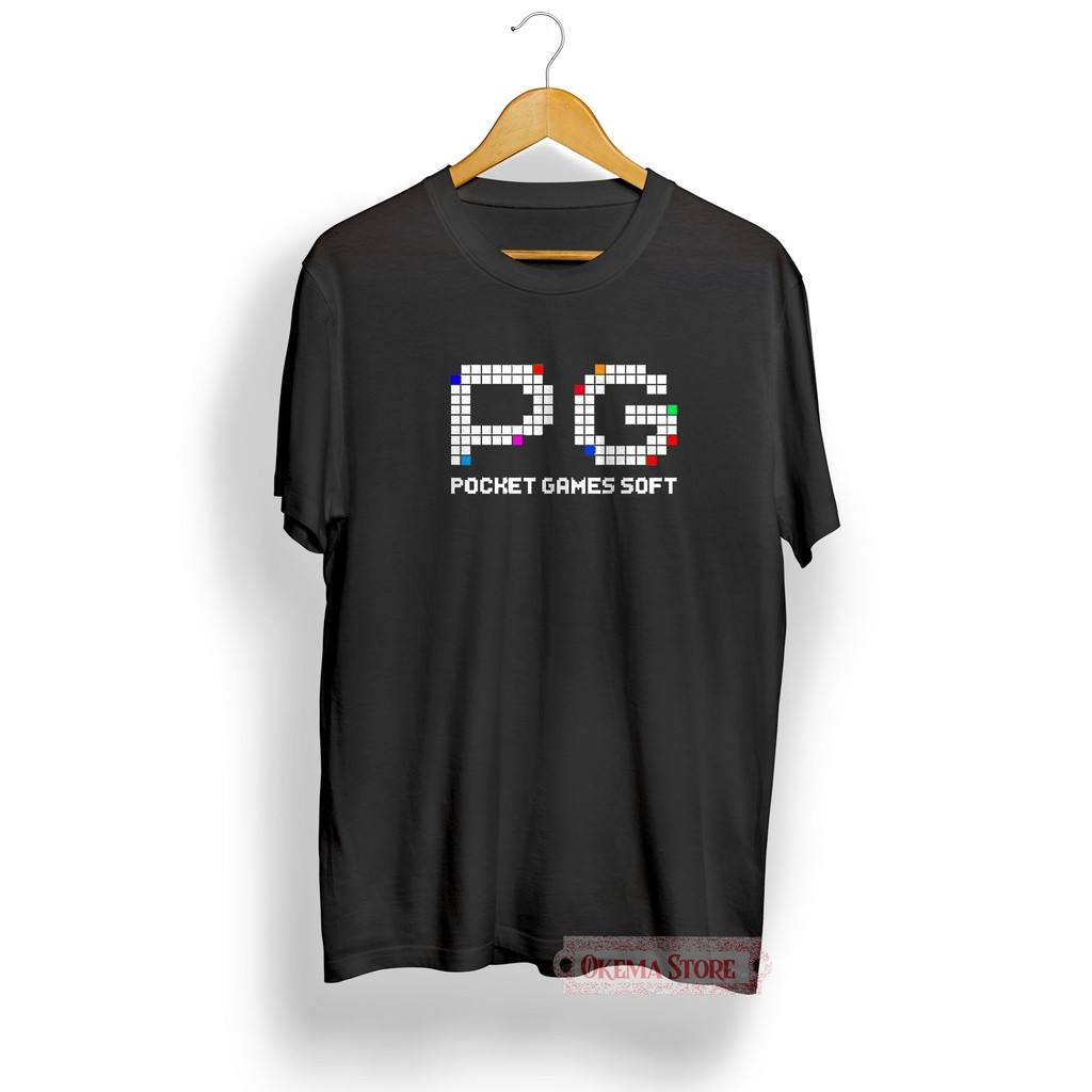 KAOS PG SOFT SLOT ONLINE / BAJU GAME SLOT ONLINE POCKET GAME SOFT / T-SHIRT DISTRO BANDUNG PREMIUM