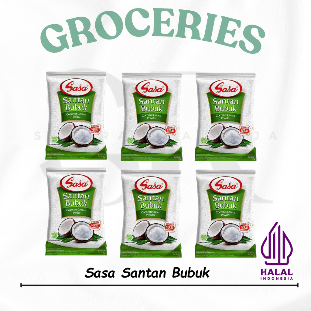 

Bundling Sasa Santan Bubuk Isi 6 - Coconut Cream Powder 20gr