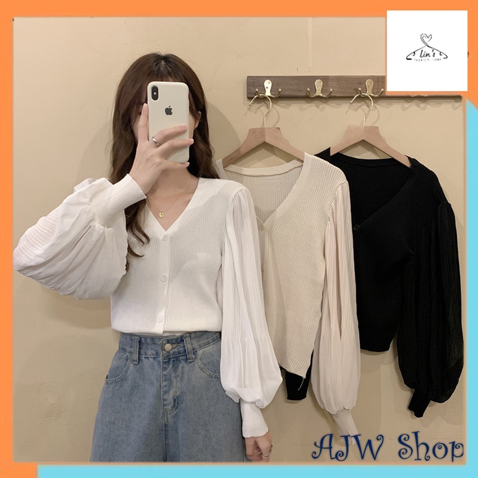 Baju Cewek Korean Style AJW Atasan Korean Style Wanita Import Rajut Premium Lengan Panjang XB | A St