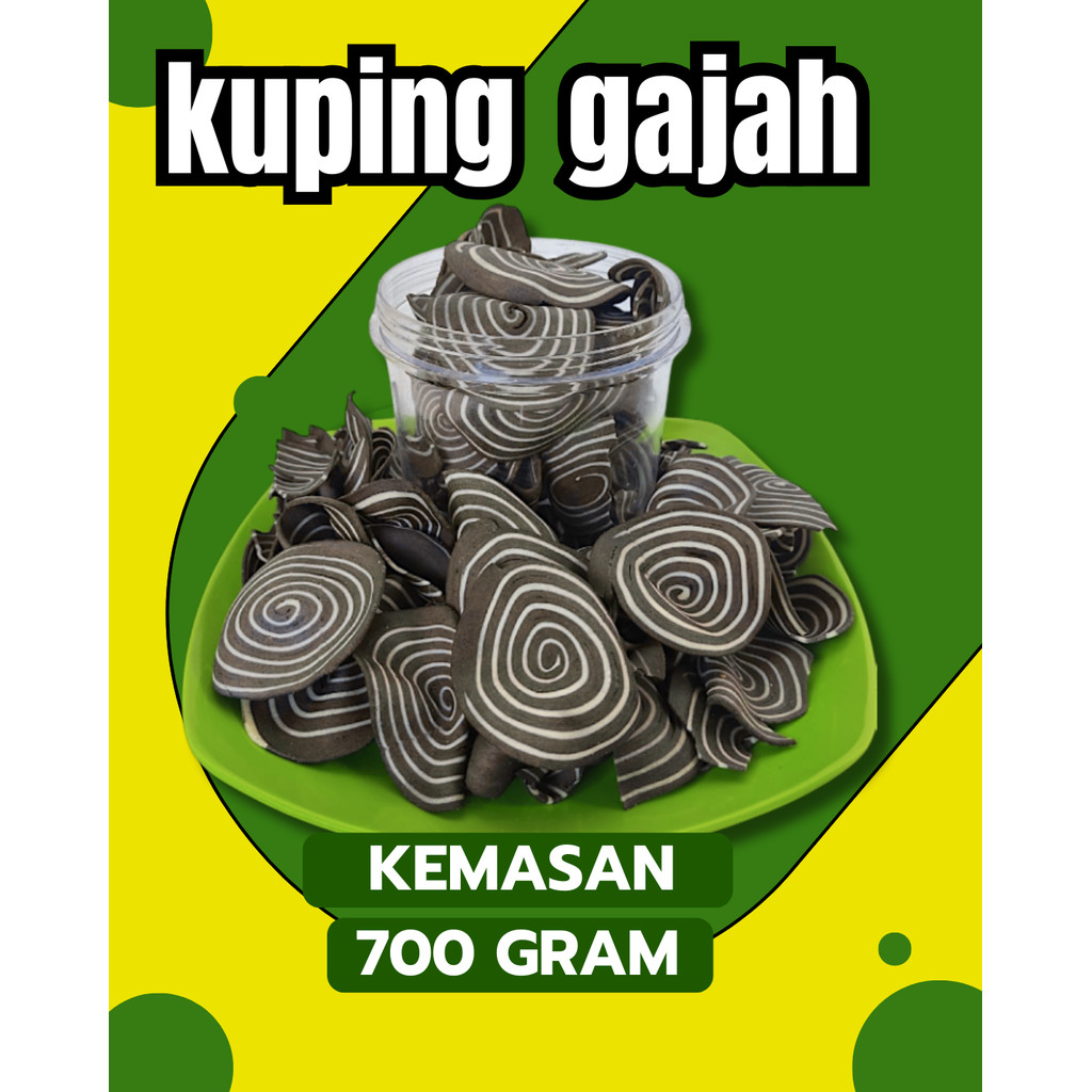 

Kuping Gajah mini 700gram kuping gajah ccontong mini cemilan Renyah Manis lezaat