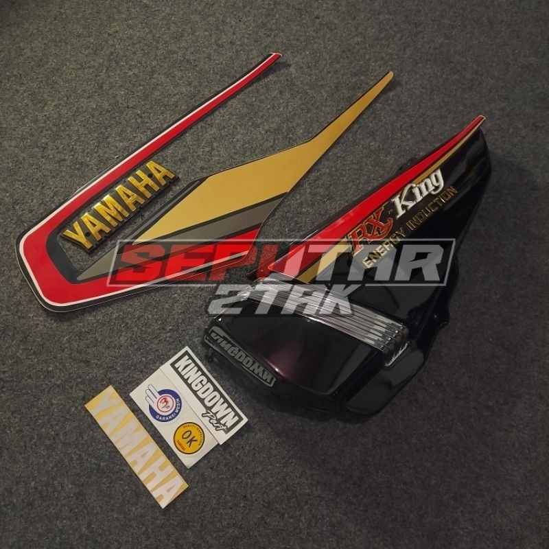 STRIPING RX KING 92 COBRA - SET BOX AKI TEPONG RX KING & EMBLEM - GOOD QUALITY BEST SELLER