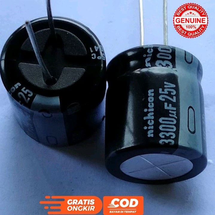 ELCO ELKO 3300UF 3300 UF 3300 MIKRO 25V 25 VOLT