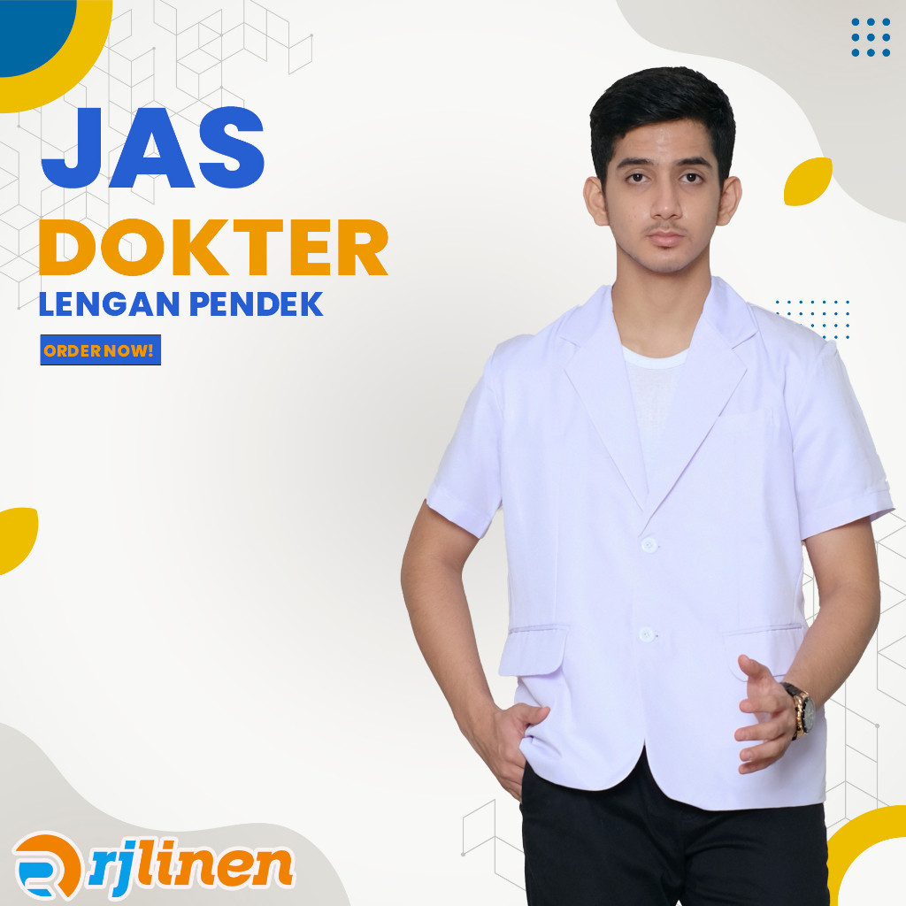 HERBERTSHOP JAS DOKTER / BAJU DOKTER / JAS DOKTER WANITA / JAS DOKTER PRIA / JAS DOKTER LENGAN PANJA