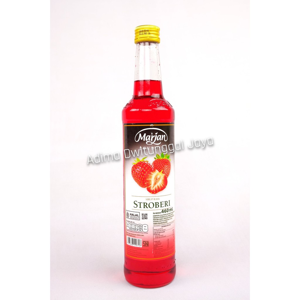 

Marjan Strawberry Syrup / Sirup Marjan Stroberi 460ml