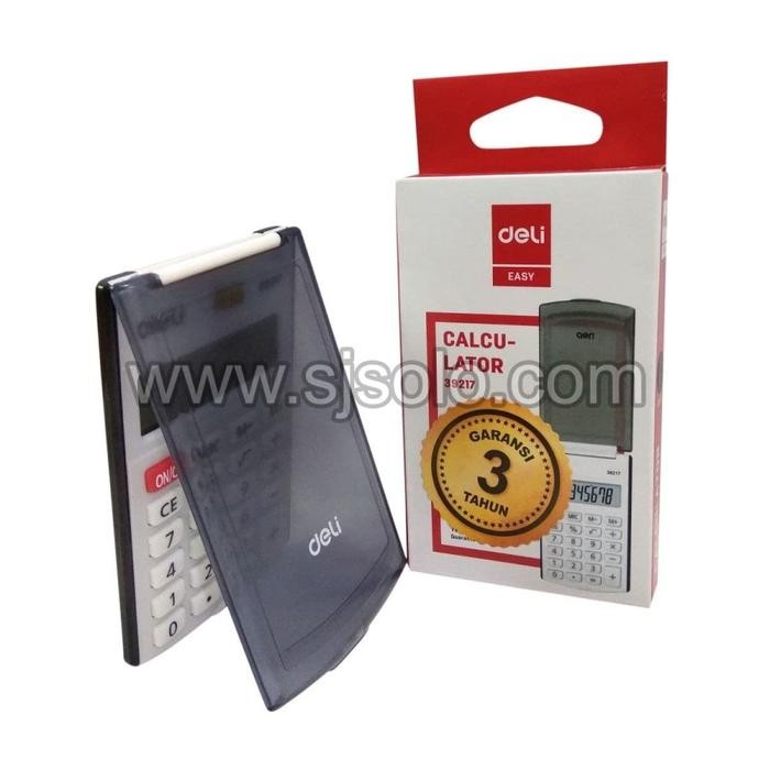

Deli E39217 KALKULATOR HITAM -Pocket Calculator 8-digit Cover by Radhiant official