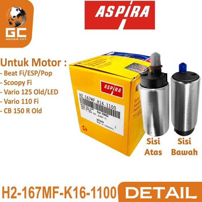 Rotak Fuel Pump Pompa Bensin Honda Beat Vario Scoopy CB150R Fi eSP POP Old New 110 125 Aspira Astra 