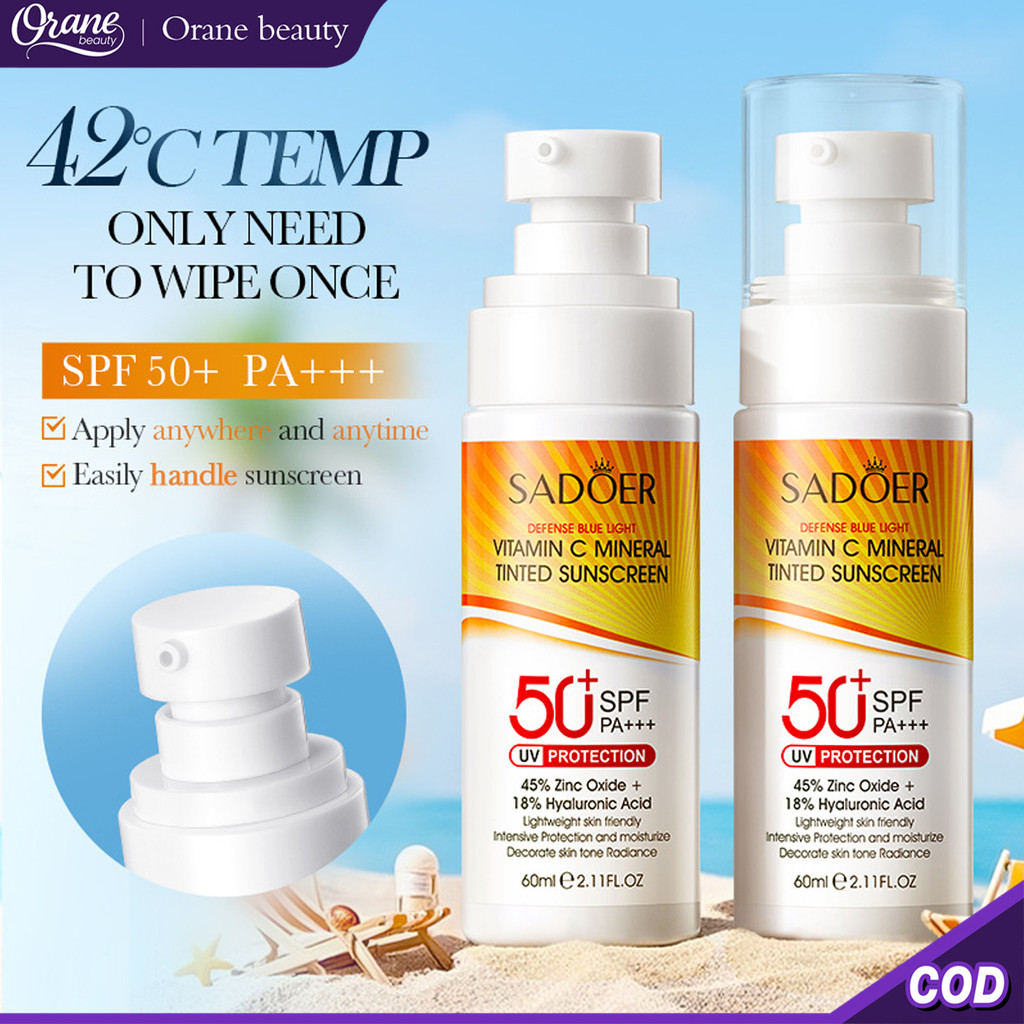 Oranebeauty Stik Tabir Surya Matte untuk Wajah dan Tubuh SPF 50+ Perlindungan UV Menyegarkan Melemba