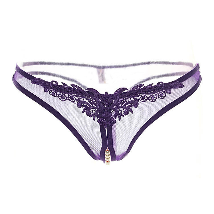 G STRING MUTIARA OPEN V / OPEN CROTCH 3009 - Ratu Stoking