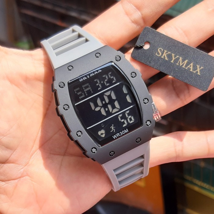 ORI Jam tangan ORIGINAL Anti Air 100% SKYMAX 2118G bisa dibawa berenang FREE BOX FREE GELANG 10.10
