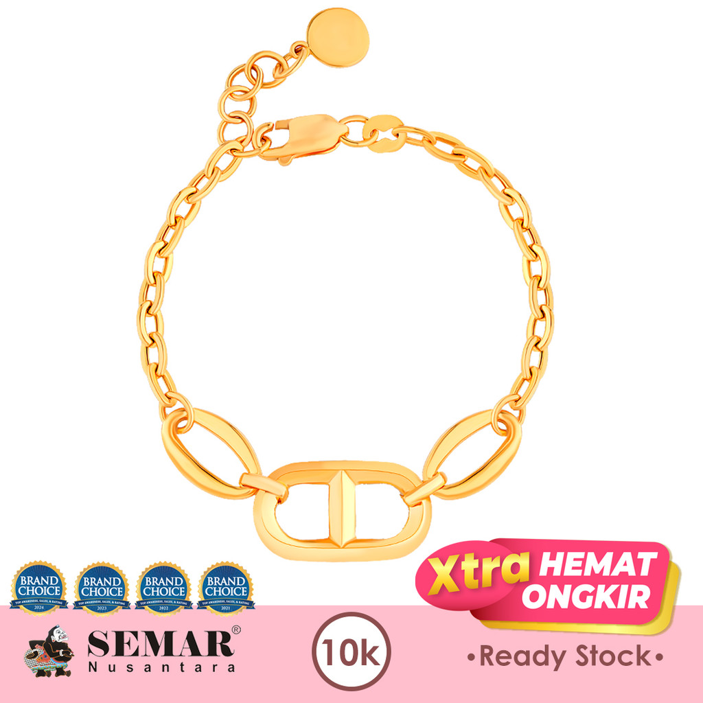 Gelang Emas Hadley Gold 10K Semar Nusantara